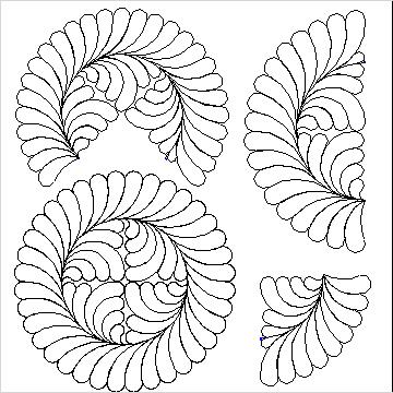 (image for) Debs Feather Wreath Set-L04535* - Click Image to Close